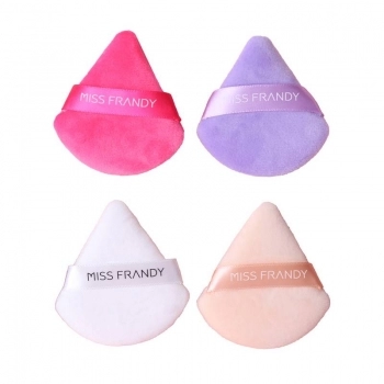 ESPONJA MAQUIAGEM VELUDO MISS FRANDY E23-0419 C/ 2 UN