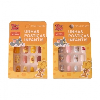 UNHAS POSTICA INFANTIL TOM E JERRY MISS FRANDY WT-U25-0123