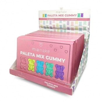 PALETA DE SOMBRAS CHOCO MIX COR CHOCOLATE BRANCO MIA MAKE