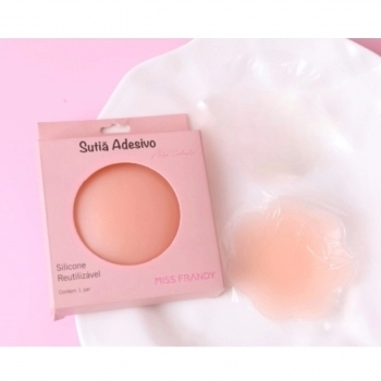 ADESIVO FLOR PARA SEIOS SILICONE COBRE MAMILO MISS FRANDY SB20-1014