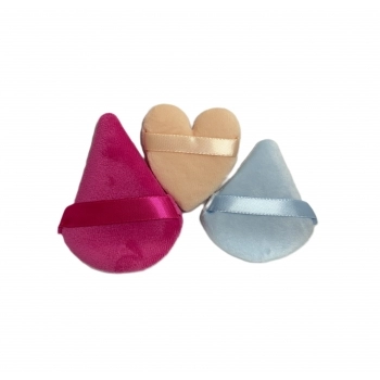 ESPONJA MAQUIAGEM VELUDO (PO COMPACTO) CENTRAL BEAUTY 3 UN 31172