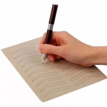 PELE ARTIFICIAL PARA TREINO MICROBLADING/MICROPIGMENTAÇÃO ESTILO DA MULHER 637