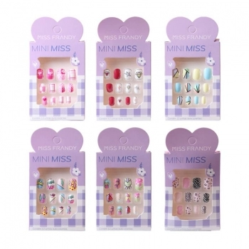 UNHAS INFANTIL AUTOCOLANTE SORT MISS FRANDY U24-0932