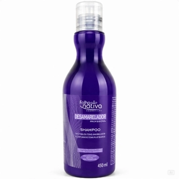 SHAMPOO DESAMARELADOR FOLHA NATIVA 450ML