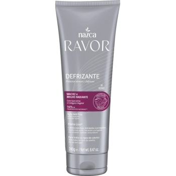 DEFRIZANTE RAVOR TODOS OS TIPOS CABELO COM QUERATINA 240G