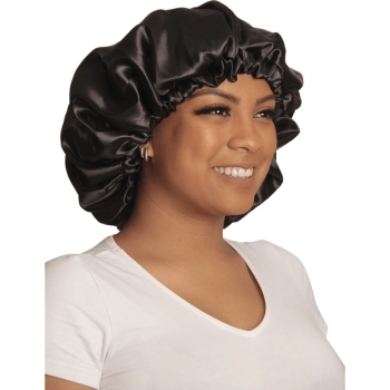 TOUCA DE CETIM COM VIES 392 P DOMPEL PRETA 55CM