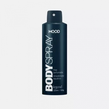 BODY SPRAY AMADEIRADO AQUATICO LEGEND MOOD AEROFLEX 225ML