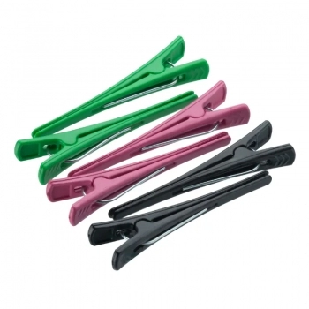 CLIPS PLÁSTICO COLORIDO COM 12 UN DOMPEL 4535