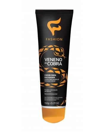 CREME MASSAGEADOR VENENO DE COBRA FASHION 150 G