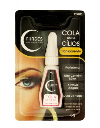 COLA DE CÍLIOS FHACES TRANSPARENTE C3103 6G